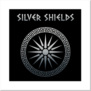 Silver Shields Argyraspides Ancient Greek Phalanx Posters and Art